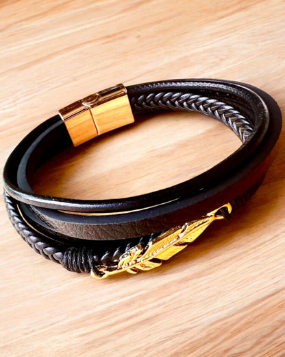 Armband "Adler" mit Gravuroption, 3 Farbvarianten